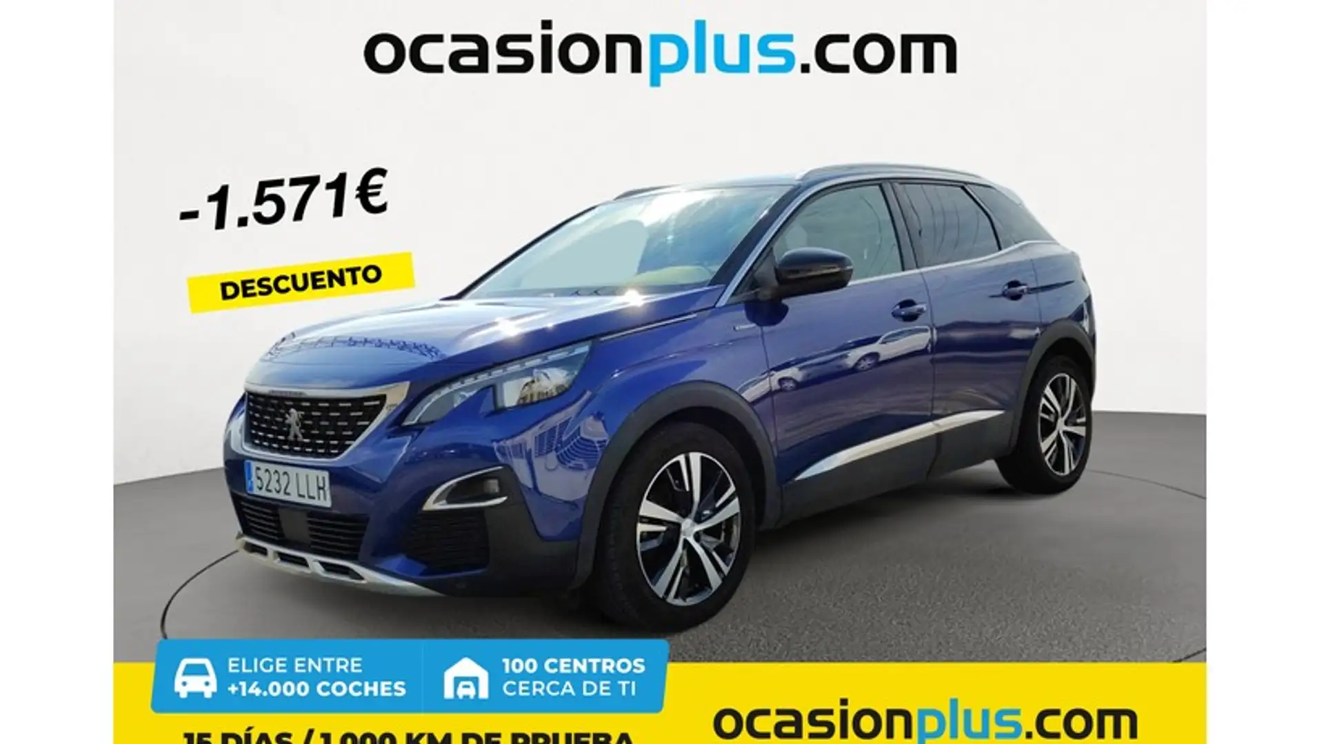 Peugeot 3008 1.6 BlueHDi Style 120 Azul - 1