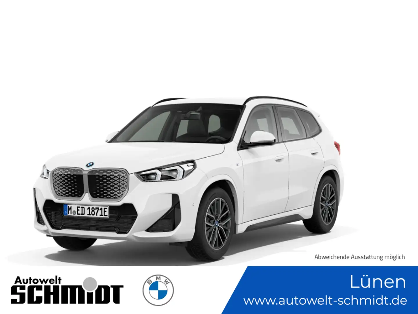 BMW iX1 eDrive20 M Sport Paket +BPS.GARANTIE-03.2029 Weiß - 1