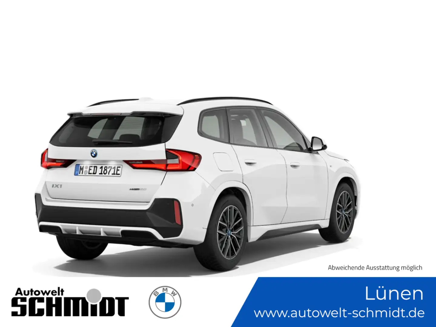 BMW iX1 eDrive20 M Sport Paket +BPS.GARANTIE-03.2029 Weiß - 2