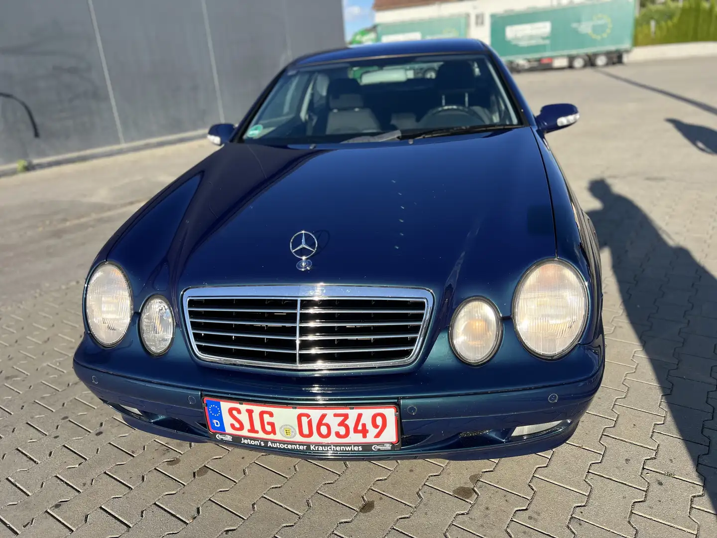 Mercedes-Benz CLK 200 Coupe Elegance, TÜV NEU, 1 Hand Azul - 2