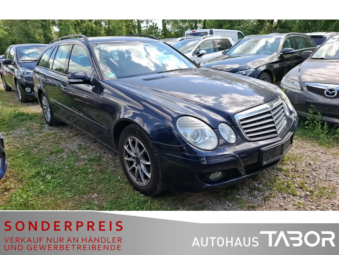 Mercedes-Benz E 220 E220 CDI T Classic Speedtronic Lichtaut. Klimaau Modrá - 2