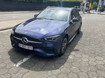 C300de Hybride (diesel-electr.=snelle acceleratie+109km op accu!) AMG Line, Sodalietblauw,trekhaak, WINTERBANDEN,+10m gar