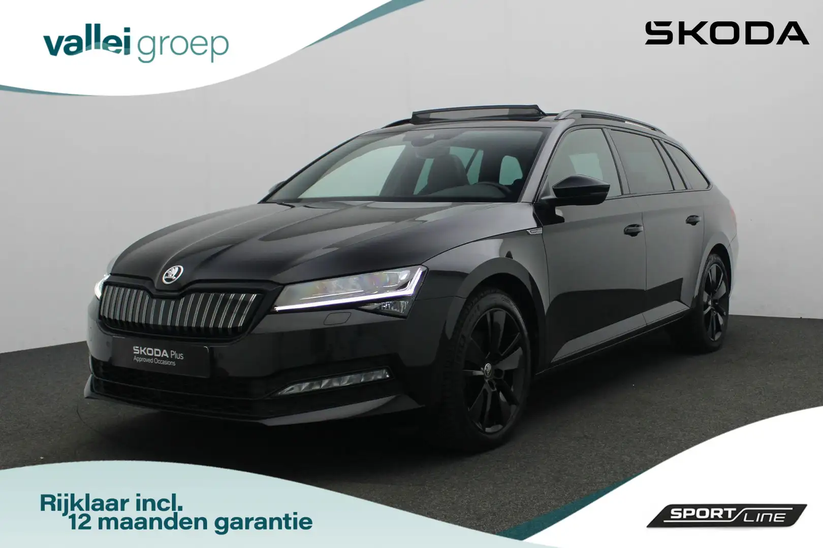 Skoda Superb Combi 1.4 TSI 218 pk DSG iV Sportline Business | P Noir - 1