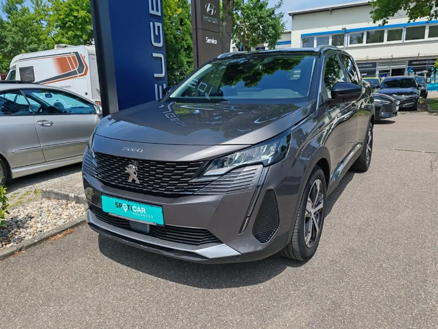 Peugeot 3008 Allure Pack 1.2 PureTech 130 EU6d Navi Digitales C Grau - 1