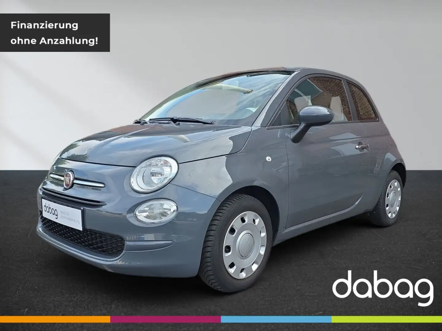 Fiat 500 500 1.0 GSE N3 Hybrid Pop 1Hd. KLIMA DAB+ USB Grau - 1