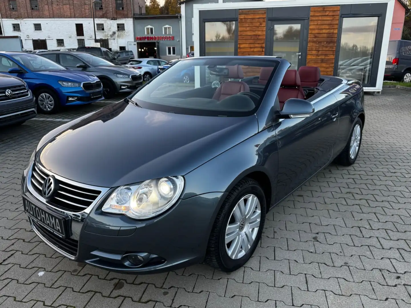 Volkswagen Eos 2.0 TSI 150 PS *UNIKAT*60TKM*LEDER*XEN* Grau - 2