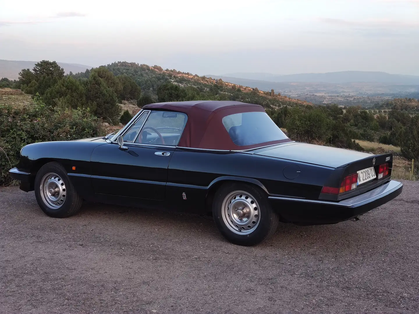 Alfa Romeo Spider 115 3A Schwarz - 2