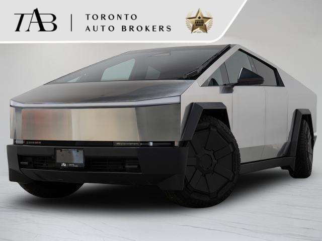 Silver 2024 Tesla Cybertruck Pickup Truck All-Wheel Drive Automatic