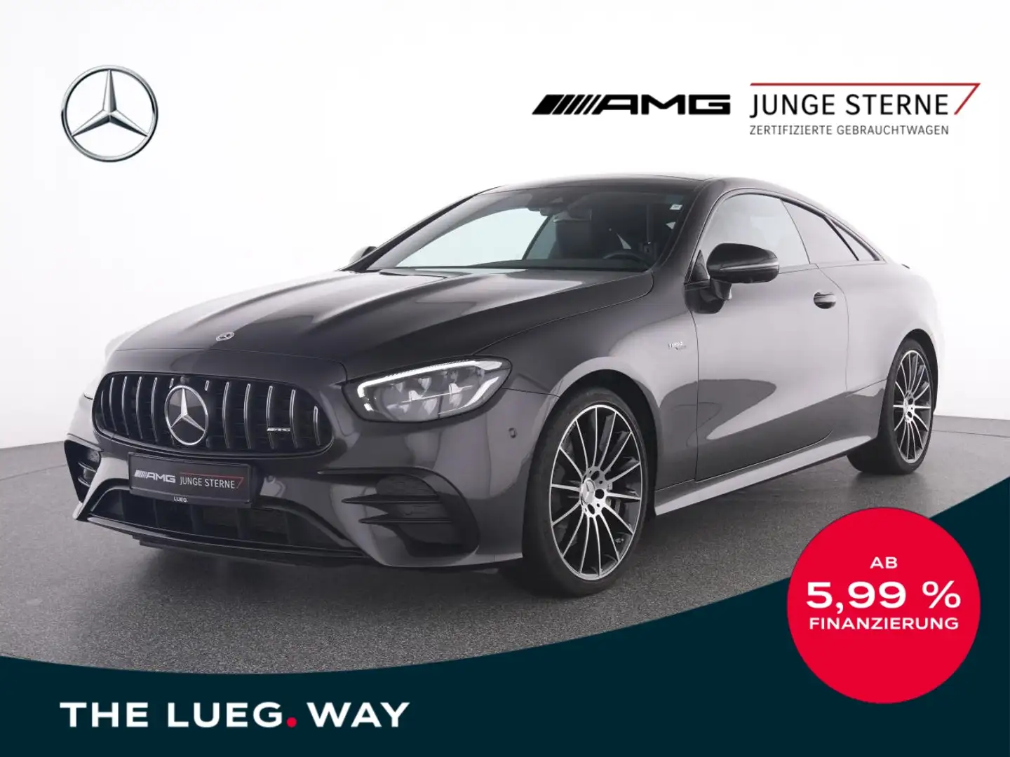 Mercedes-Benz E 53 AMG 4M+ MBUX+LED-HP+Pano+Night+Mem+360°+20" siva - 1