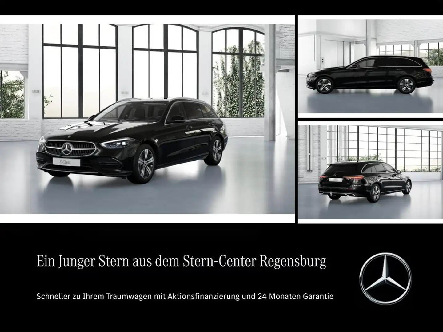Mercedes-Benz C 180 T AVANTGARDE+AHK+LED+Winter-Paket+KAMERA++ Zwart - 1