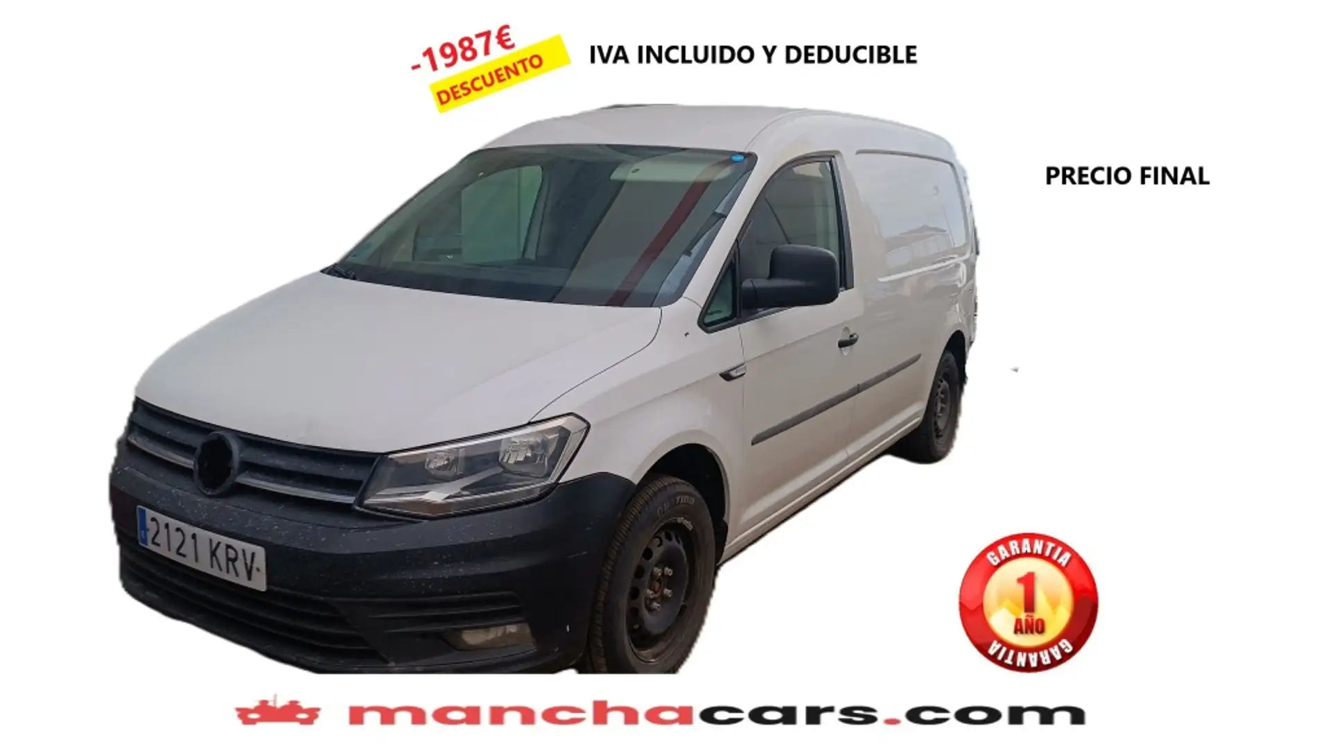 Volkswagen Caddy Furgón 2.0TDI Business 75kW Blanc - 1