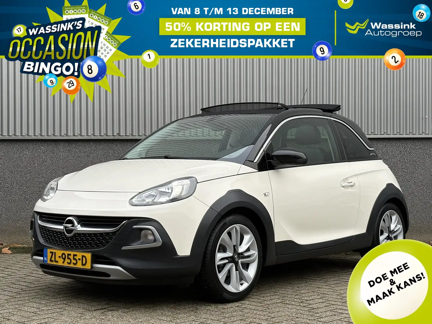 Opel Adam 1.0 Turbo 90PK ADAM ROCKS BlitZ | Cabrio | Cruise Wit - 1