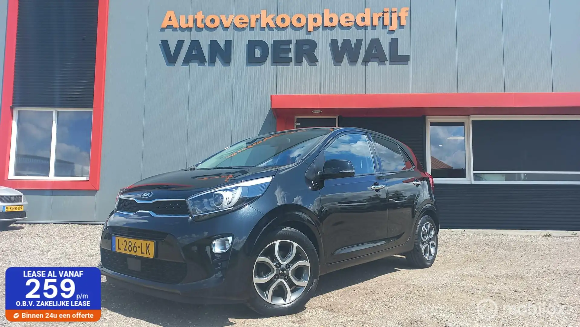Kia Picanto 1.0 DPi DynamicPlusLine/CLIMATECONTROL/CRUISECONTR Zwart - 1