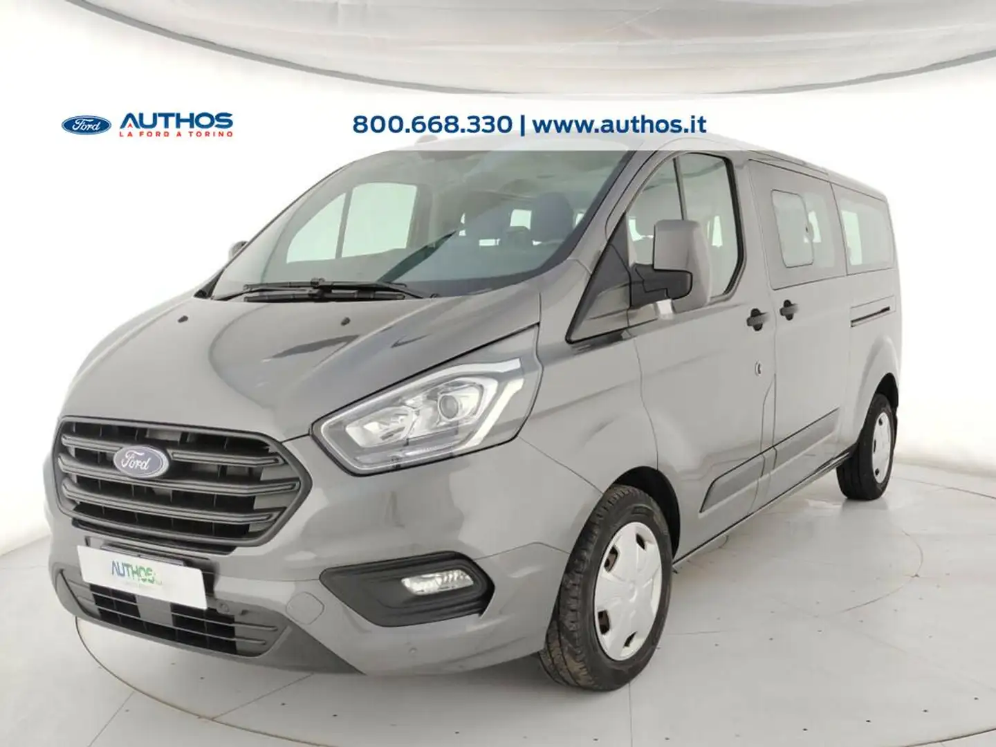 Ford Transit Custom 320 2.0 tdci 130cv Trend combi L2H1 auto E6.2 Grigio - 1