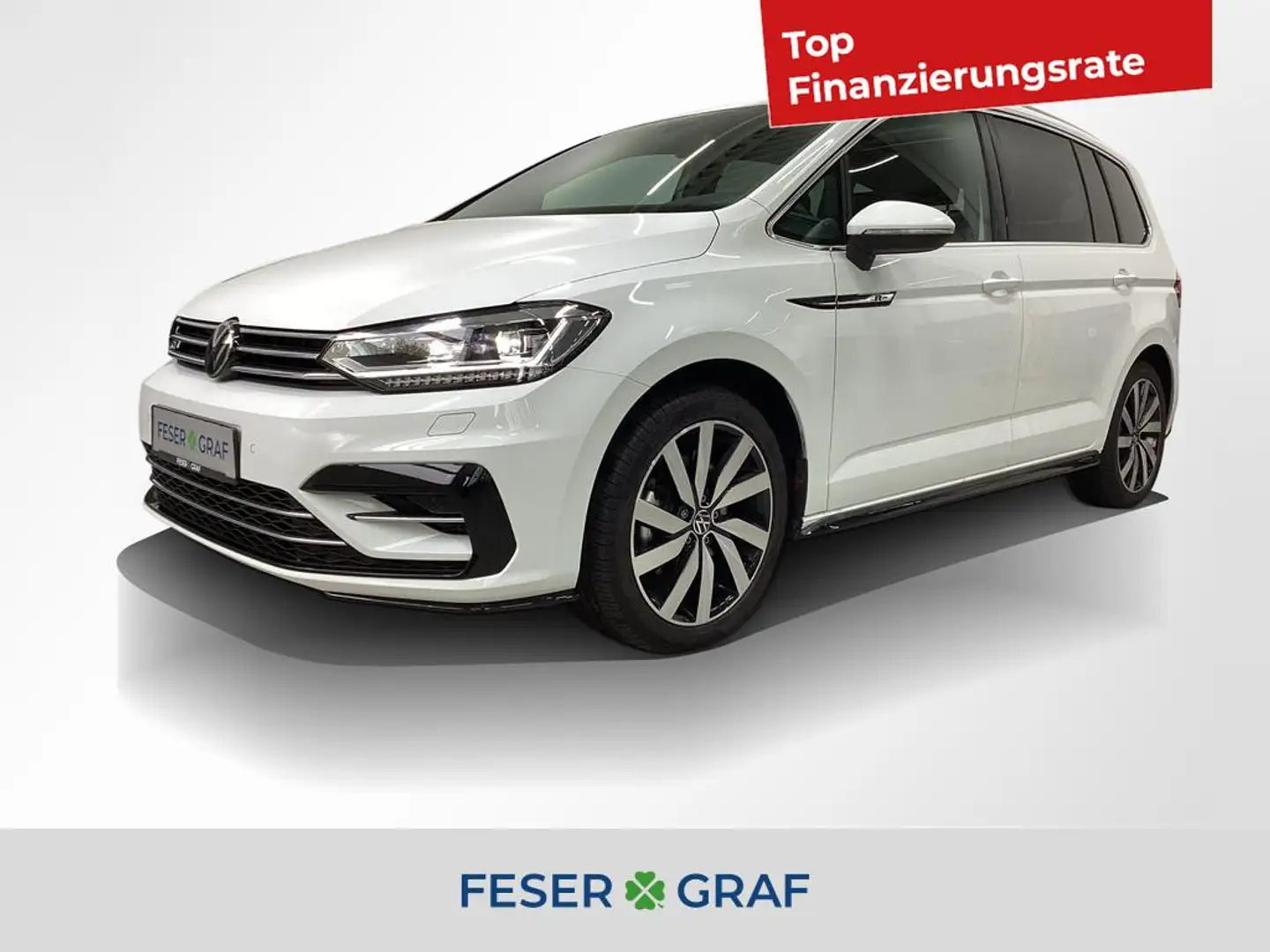 Volkswagen Touran Highline R-Line 1,5TSI 110kW DSG Weiß - 1