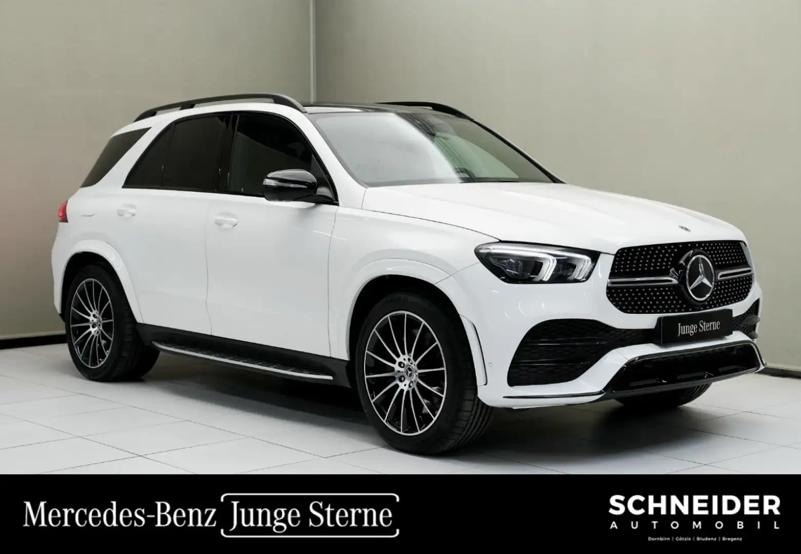 Mercedes-Benz GLE 350 de 4MATIC Sport S-Sitz Night Navi SpurW Weiß - 1