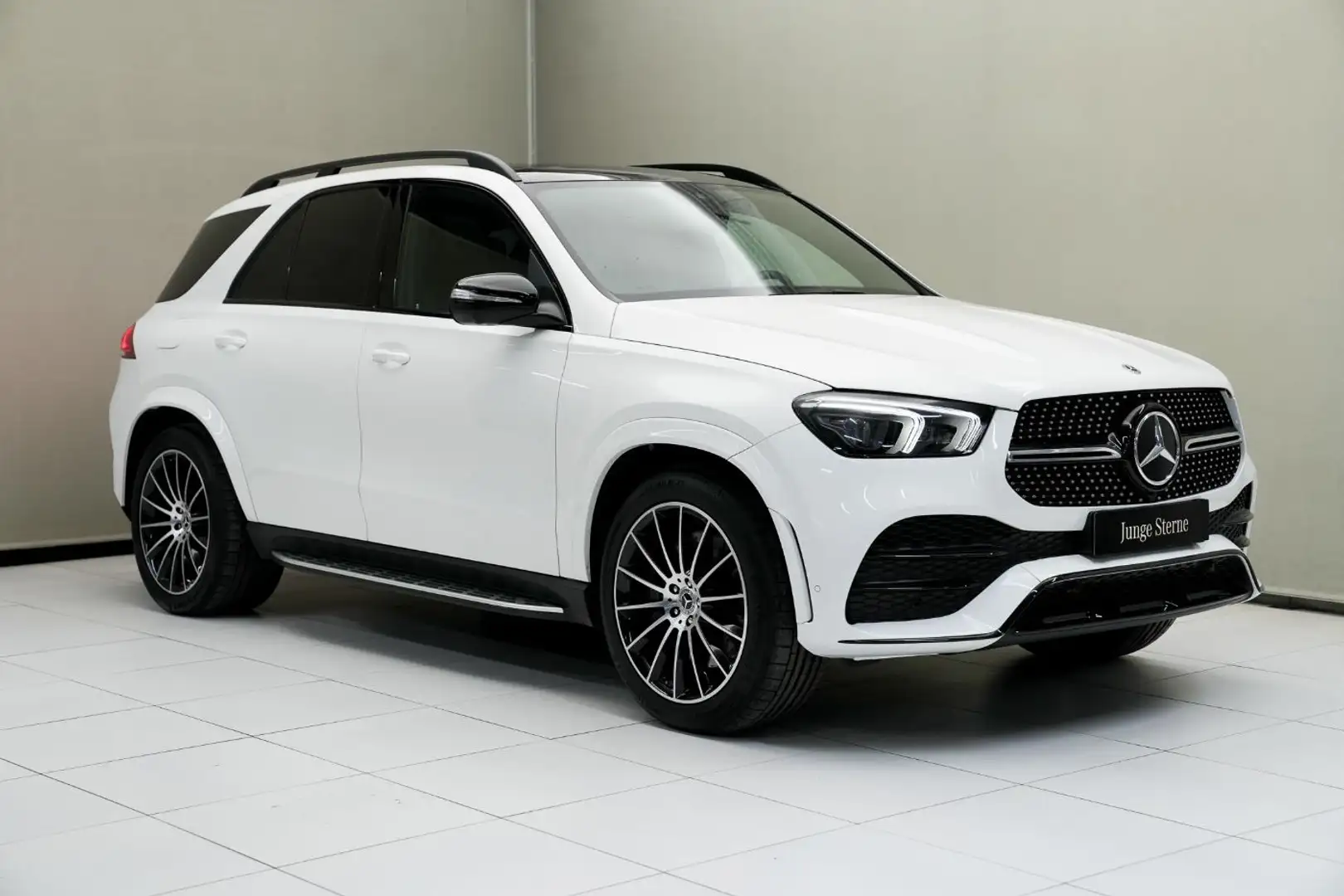 Mercedes-Benz GLE 350 de 4MATIC Sport S-Sitz Night Navi SpurW Weiß - 2