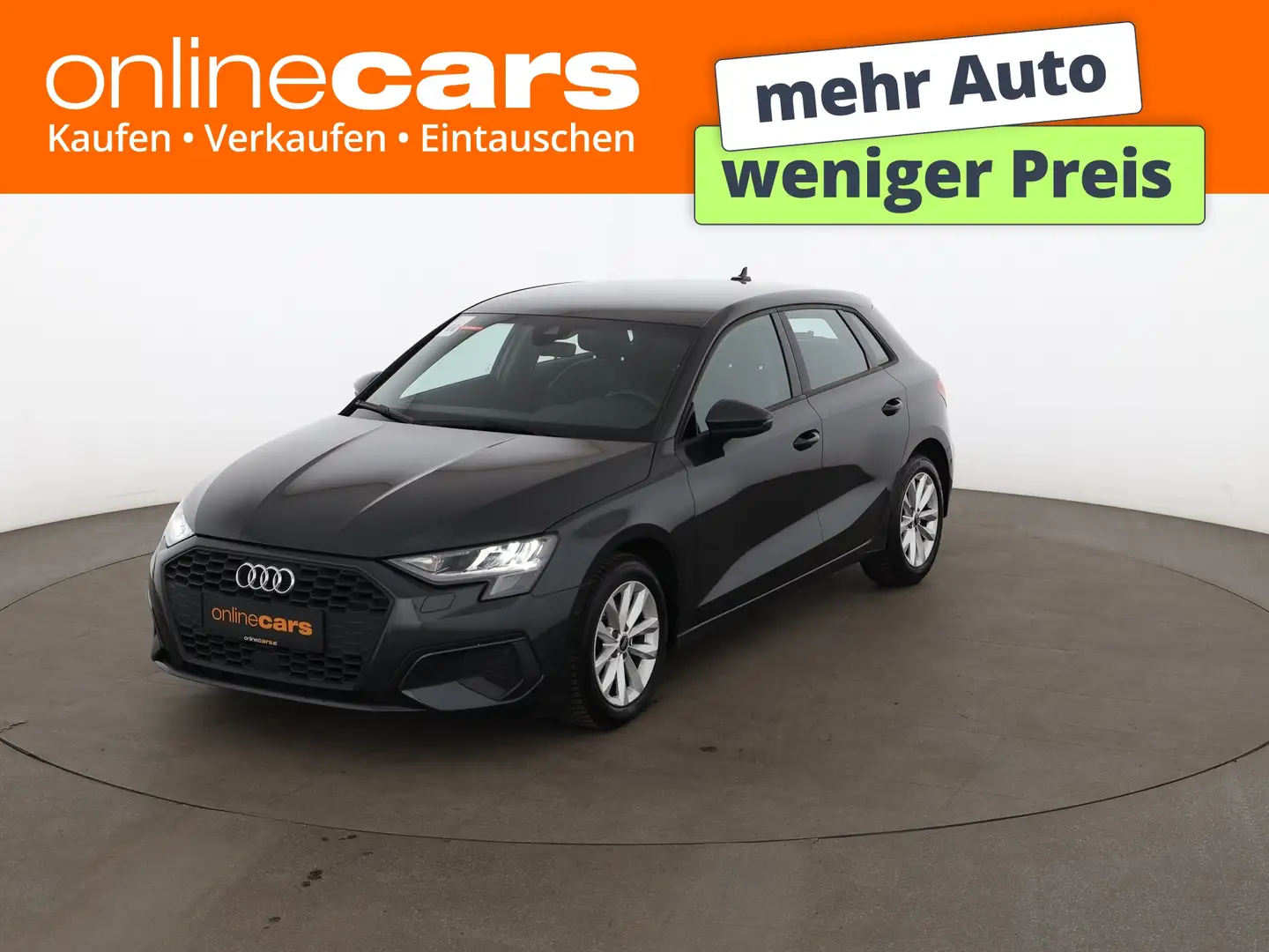 Audi A3 SB 35 TDI Aut LED NAVI LEDER SITZHZG TEMP PDC Grau - 1