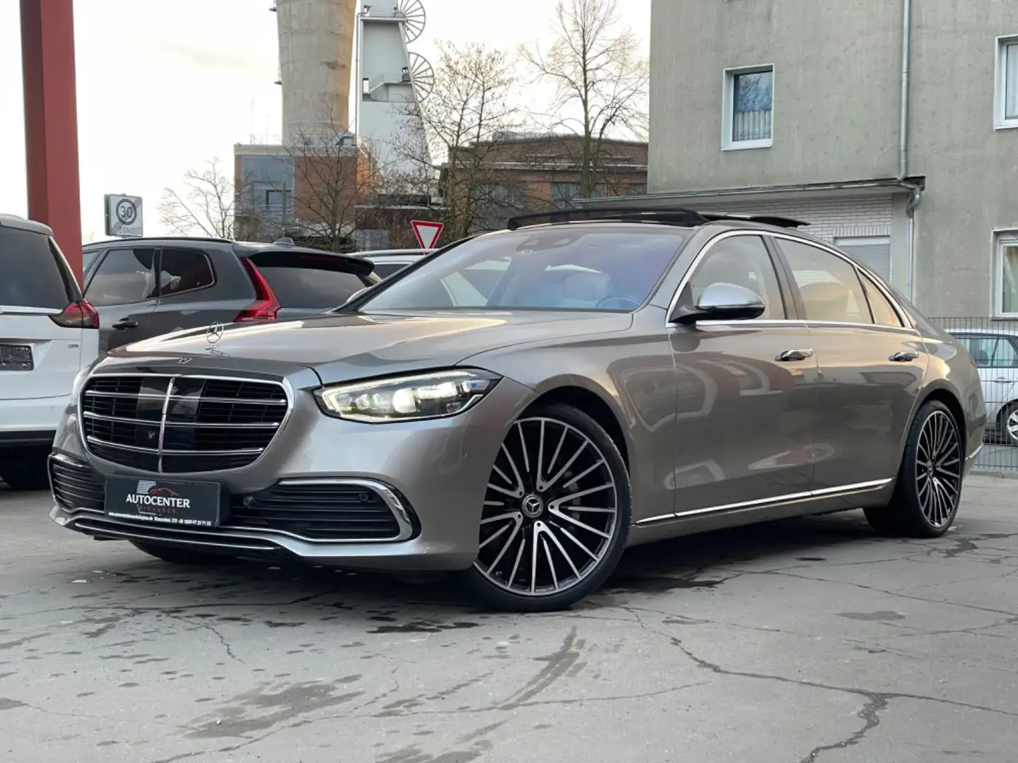 Mercedes-Benz S 400 d 4M L*MASSAGE*PANO*360°KA*HEAD-UP*AMG 21Z Silber - 1