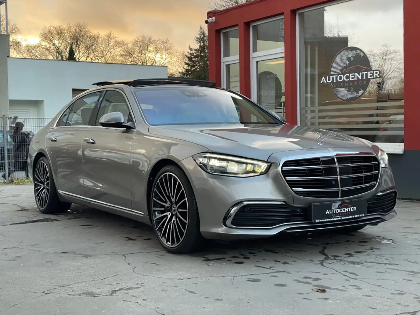 Mercedes-Benz S 400 d 4M L*MASSAGE*PANO*360°KA*HEAD-UP*AMG 21Z Silber - 2