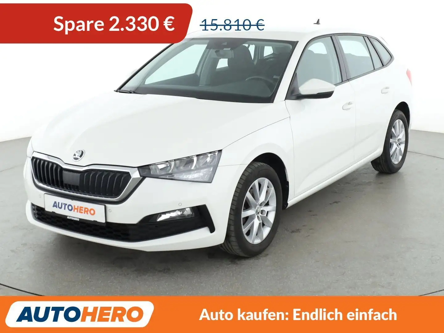 Skoda Scala 1.6 TDI Ambition*NAVI*LED*TEMPO*PDC*ALU* Weiß - 1