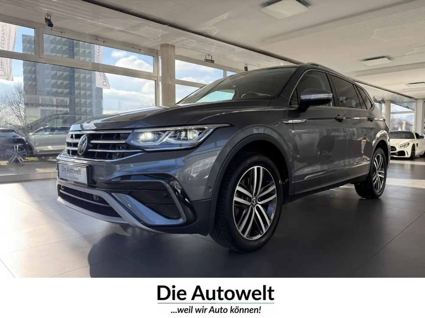 Volkswagen Tiguan Allspace Eleg 4Mo 2.0 TDI DSG 7 SI NAVI Klima Navi Gris - 1