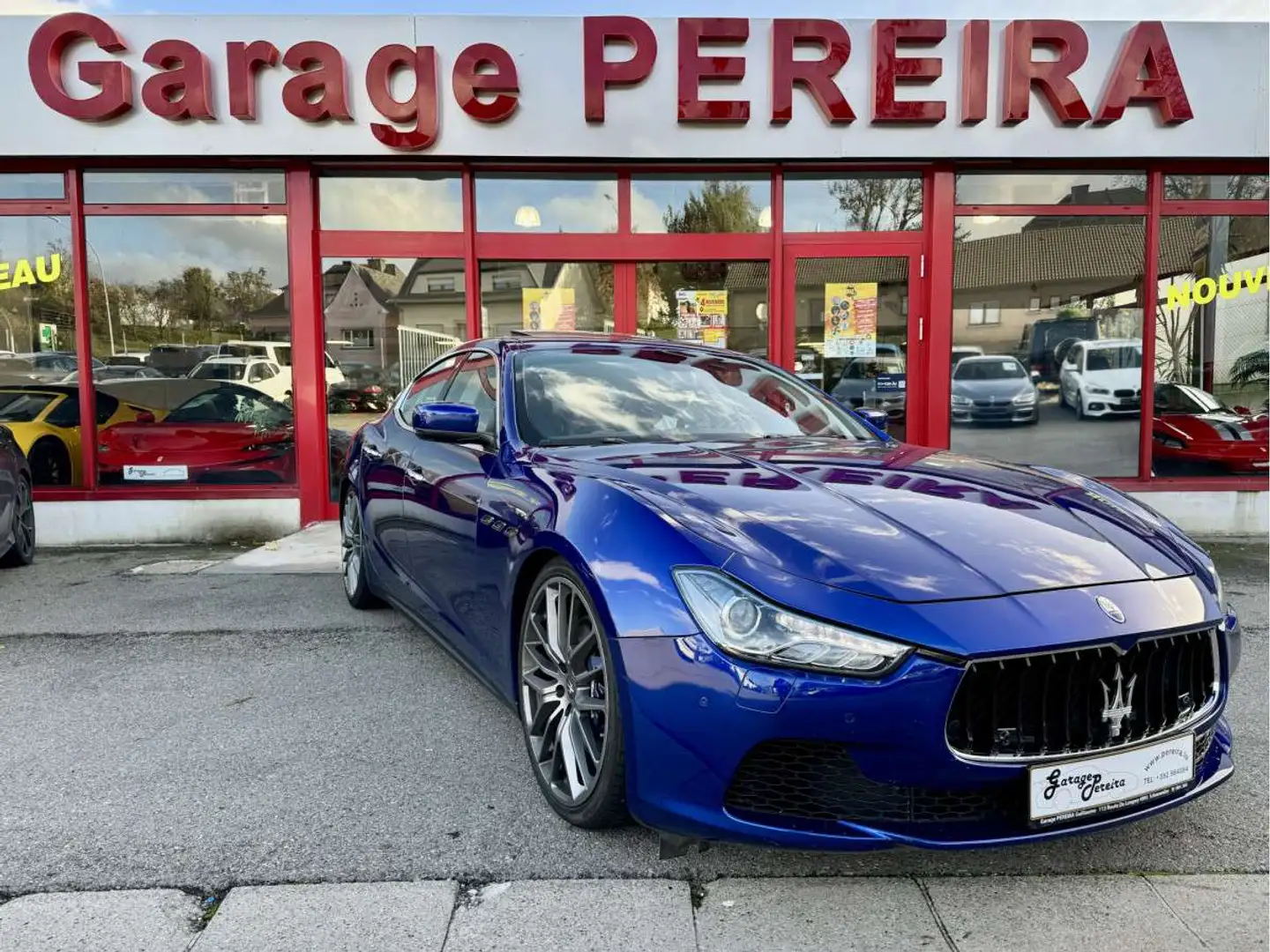 Maserati Ghibli 3.0 V6 SQ4 CARBON PANO CUIR NAVI Azul - 1