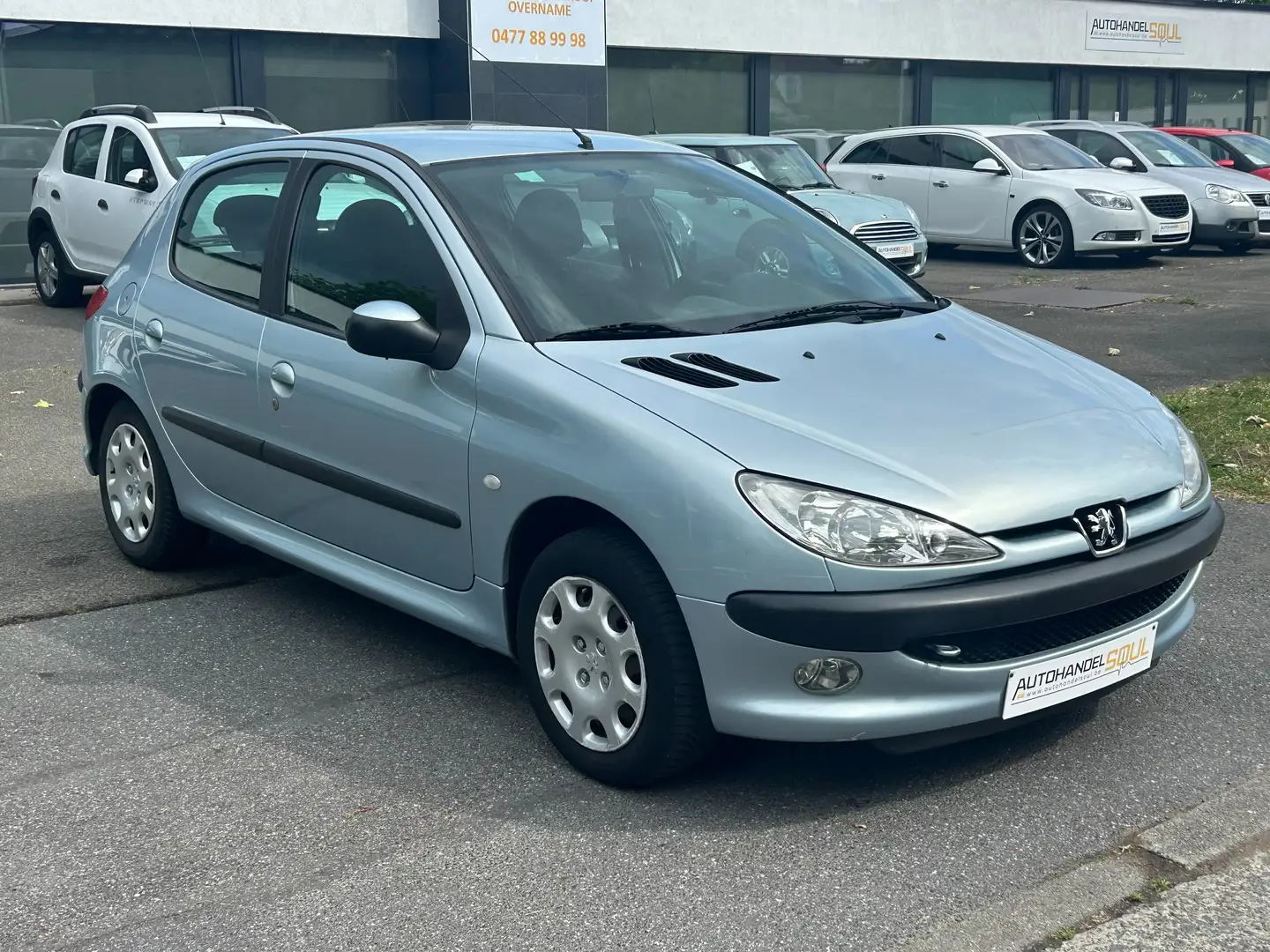 Peugeot 206 1.1i, 2004, 153.750Km, Airco, CV, 12m Garantie Gris - 2