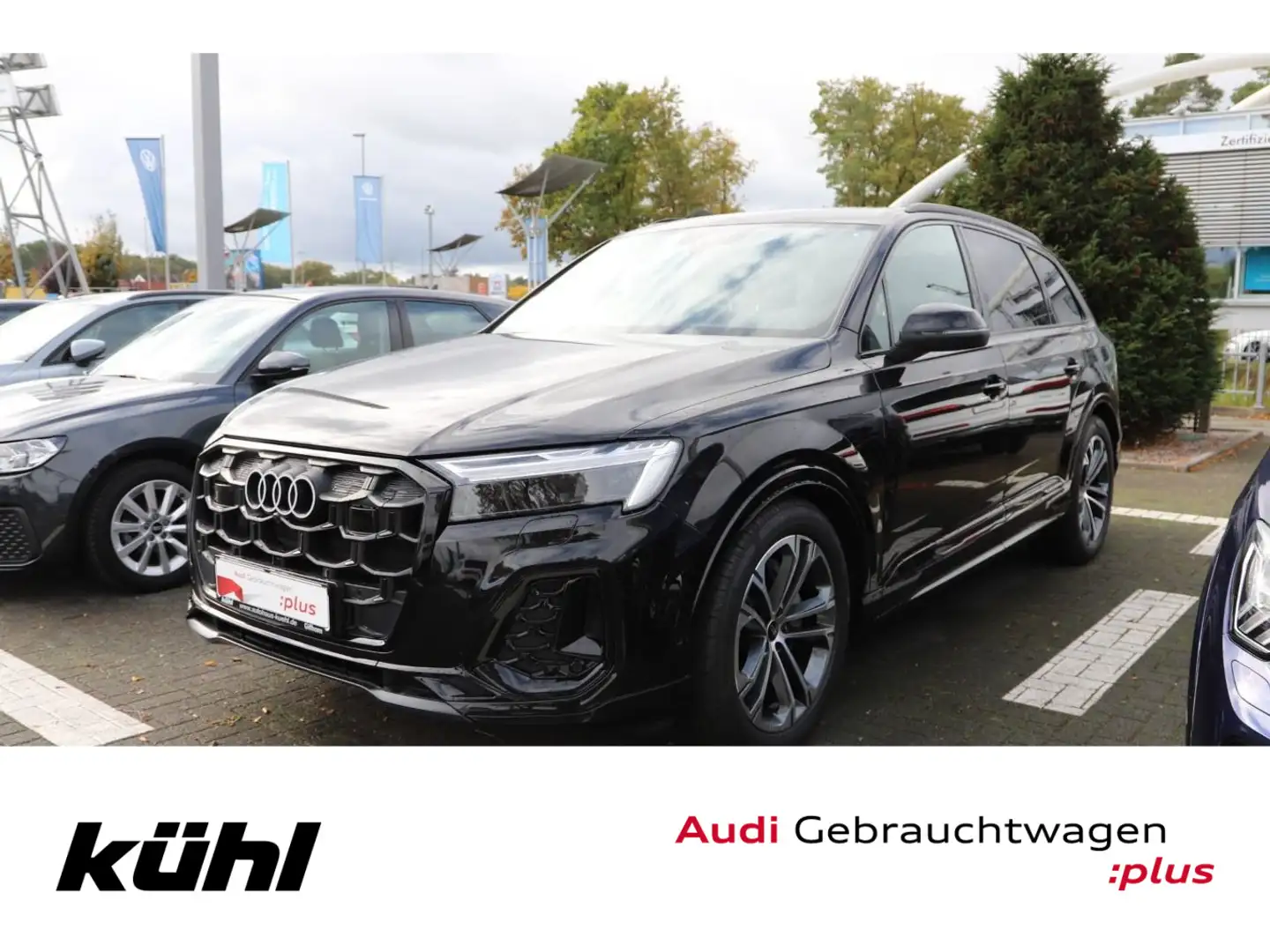 Audi Q7 45 TDI Q Tip. S line LED Luft ACC HuD Kamera Schwarz - 1