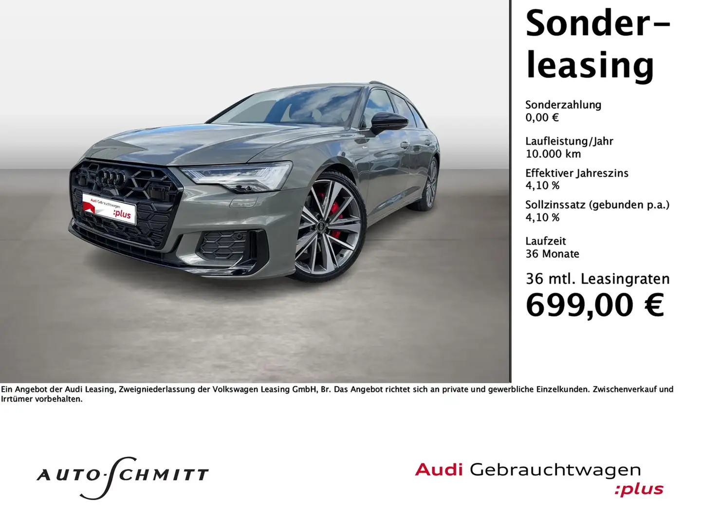 Audi A6 Avant 55 TFSI e quattro S line HD Matrix ACC Na... Grau - 1