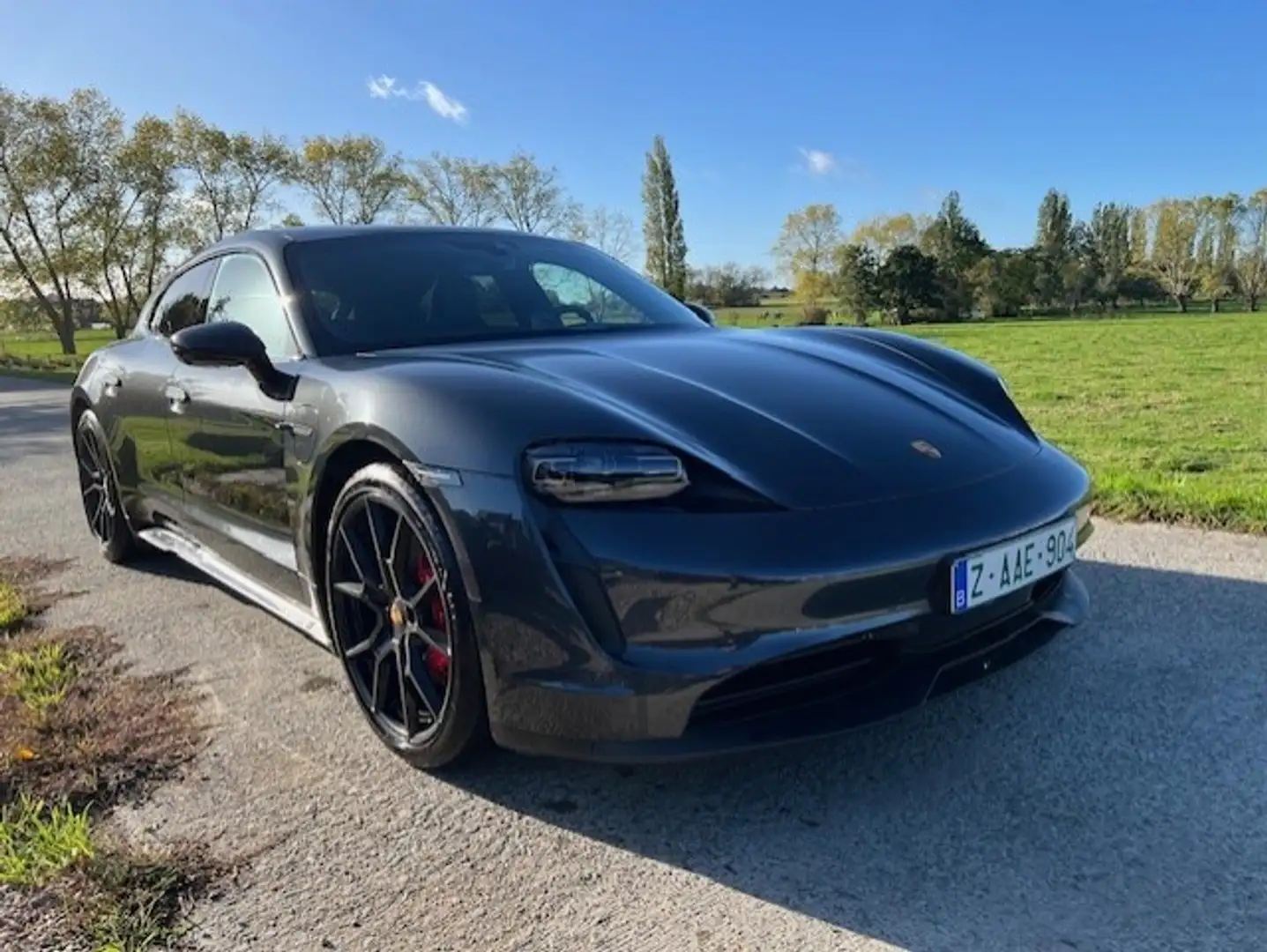Porsche Taycan Taycan 4S Sport Turismo *Leder*Navi*Cam*57.438+BTW Gris - 1