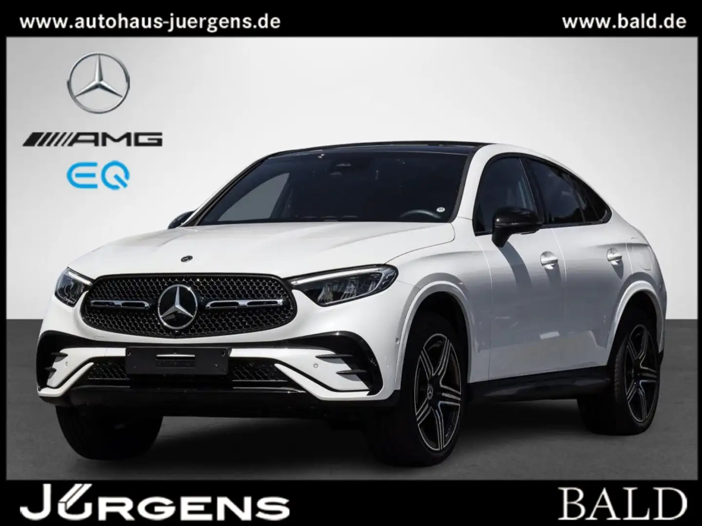 Mercedes-Benz GLC 300 e 4M Coupé AMG-Sport/LED/Cam/Pano/Night Bílá - 2