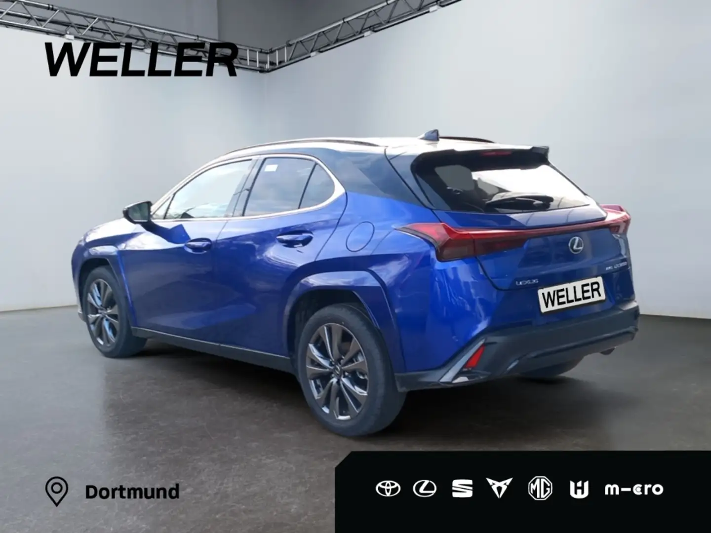 Lexus UX 300h Allrad/F SPORT*Matrix LED*360°*ACC*HUD*Leder mit S Blau - 2