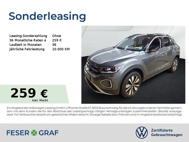 Volkswagen T-Roc Goal 2.0 TDI DSG Navi AHK Kamera LED SiHz