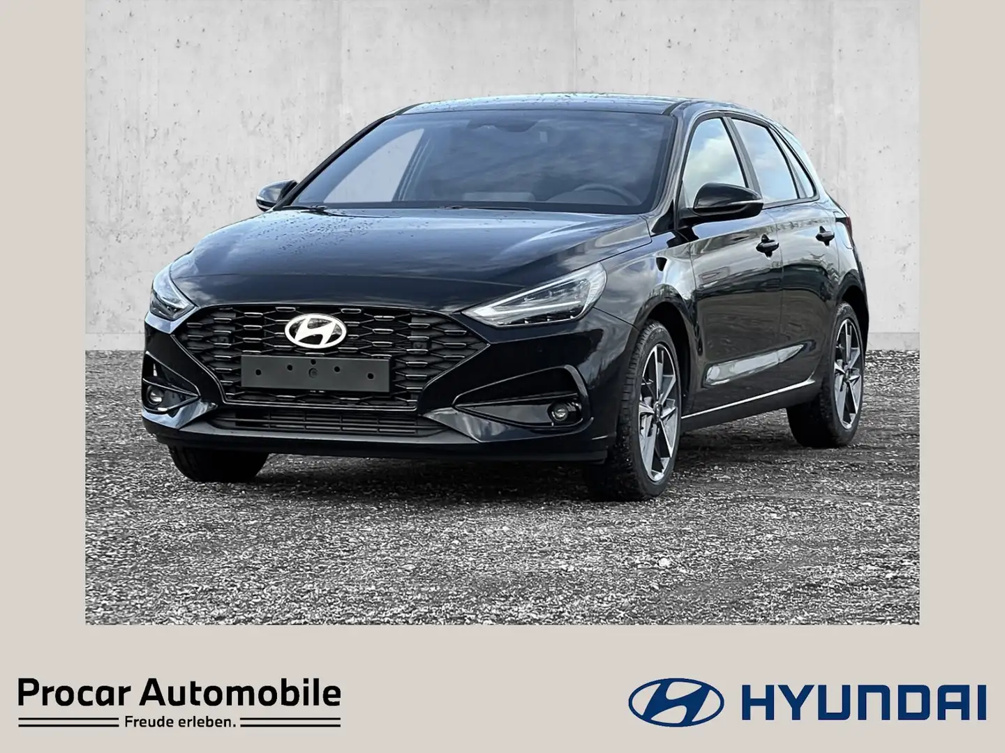 Hyundai i30 1.0 T-GDI Advantage / Kamera / Sitzheizung / LED Schwarz - 1