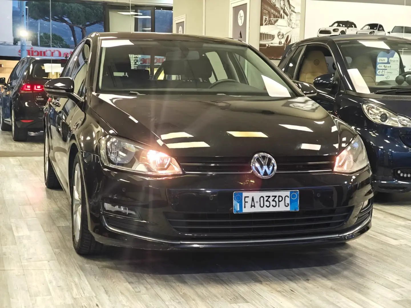 Volkswagen Golf Golf VII 2013 5p 1.6 tdi BLUEMOTION Executive Negro - 1