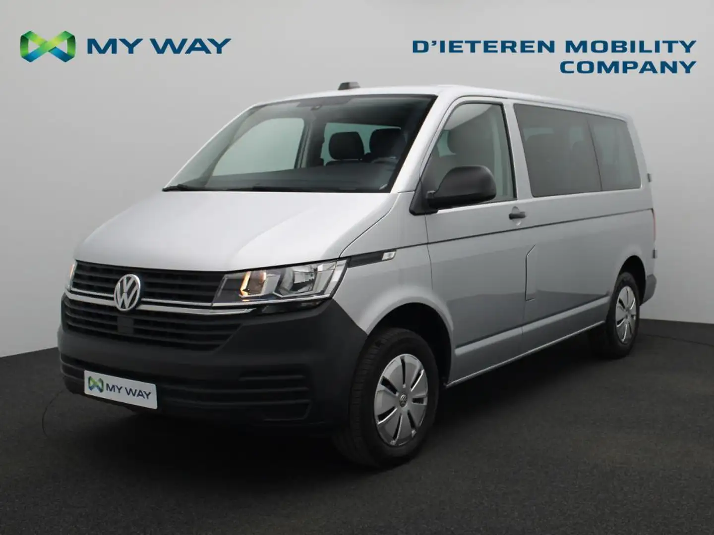 Volkswagen T6 Transporter 2.0 TDi SCR 150 PK DSG-7 / Camera / Cruise Control / Apple Carplay Argent - 1