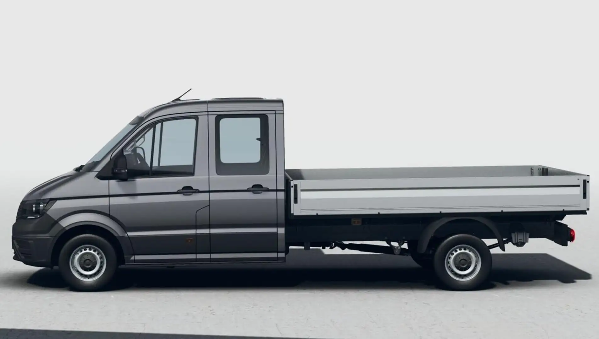 Volkswagen Crafter Pritsche DoKa 35 AT8 L4 Temp AppC 2xPDC 103 kW ... Grau - 2