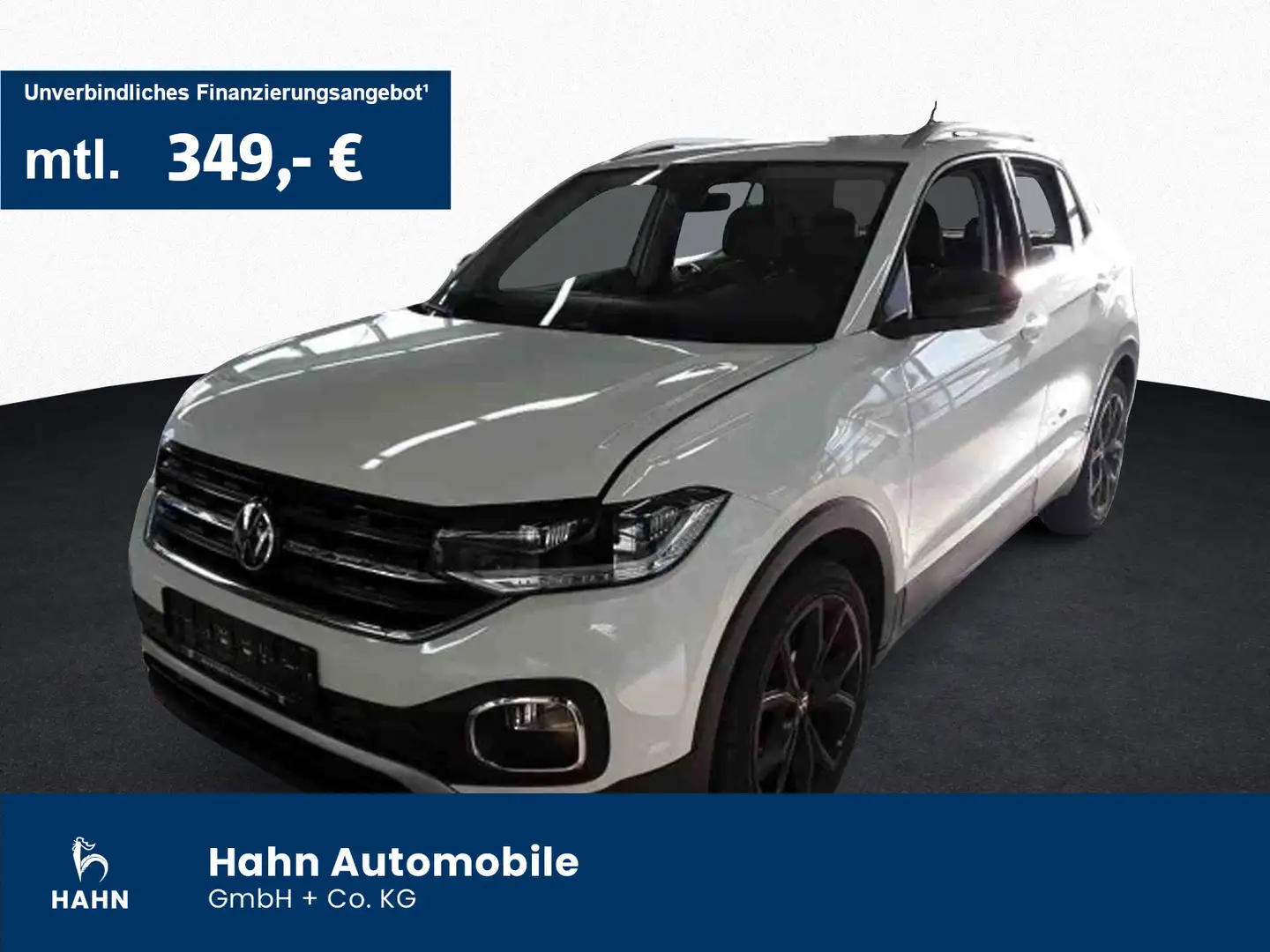 Volkswagen T-Cross 1.0 TSI DSG Style ACC AHK Cam LED Navi Weiß - 1