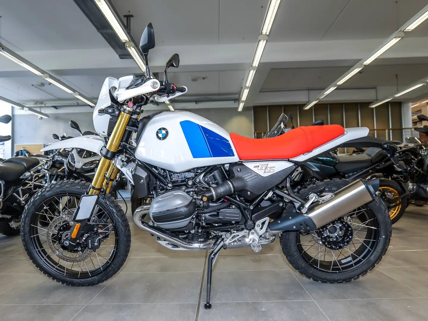 BMW R 12 GS Enduro Pro Rundinstrument Biały - 2