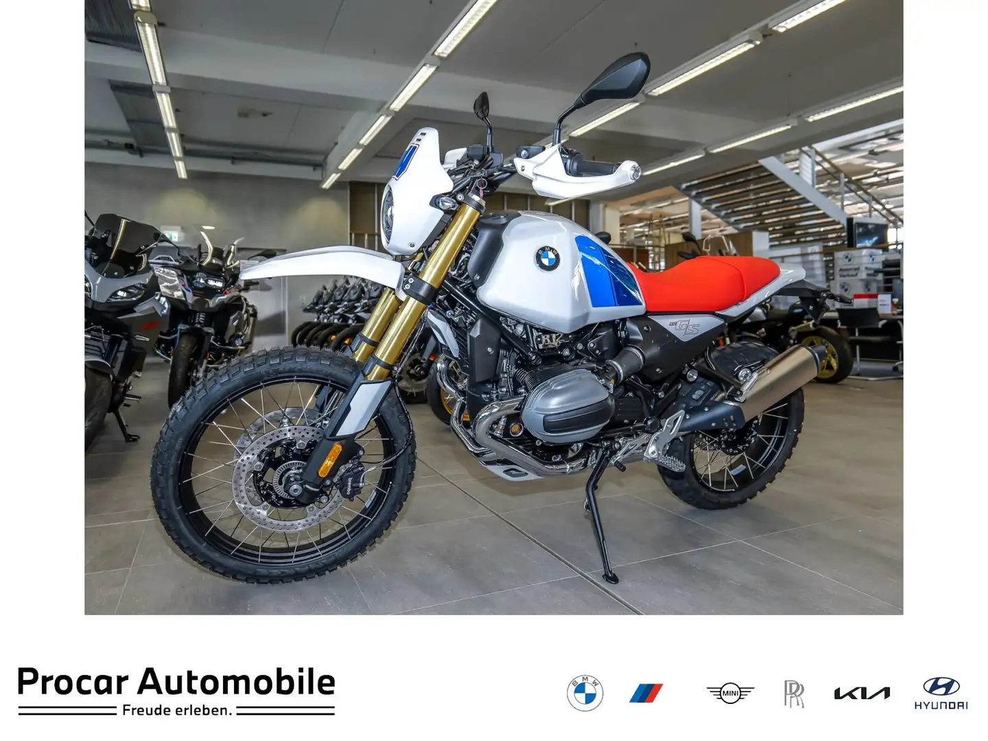 BMW R 12 GS Enduro Pro Rundinstrument Biały - 1