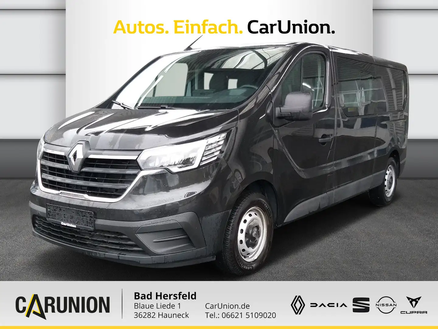 Renault Trafic Doka L2H1  6-Sitzer LKW Zulassung Negro - 1