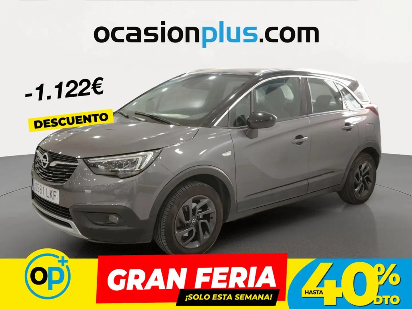 Opel Crossland X 1.2T S&S Design Line - 120 Aniversario 110 Gris - 1