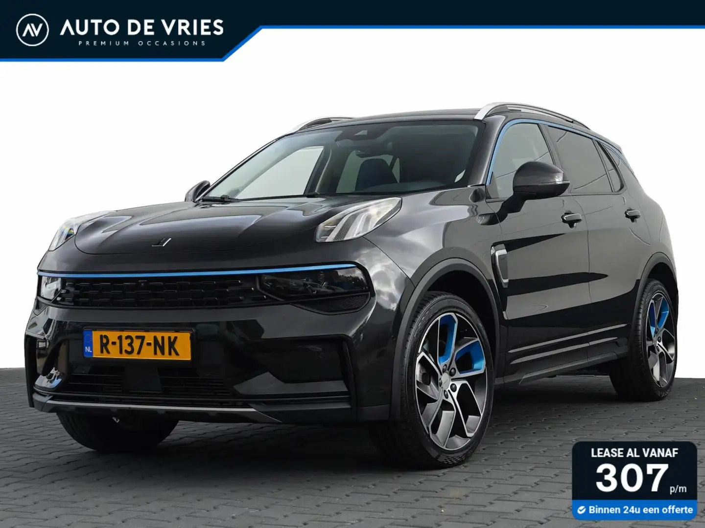 Lynk & Co 01 1.5 Plug-in Hybrid 262pk | Panoramadak | 360 Camer Schwarz - 1