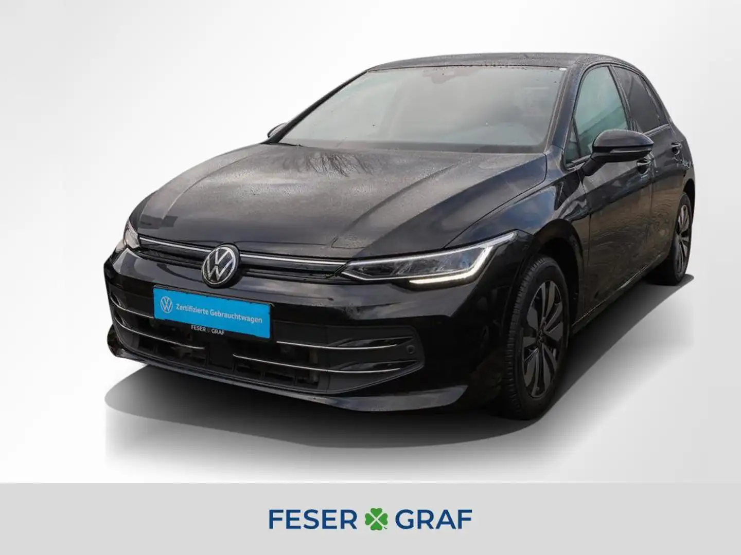 Volkswagen Golf 8 1.5 eTSI Goal DSG App-Connect RüKa Sitzh. Schwarz - 1