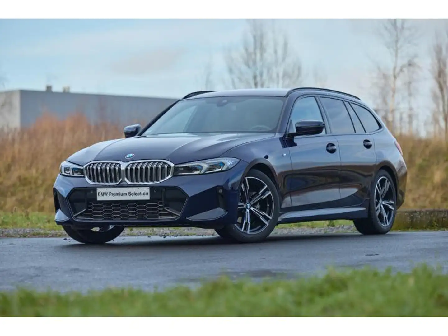 BMW 318 318iA Touring Bleu - 1