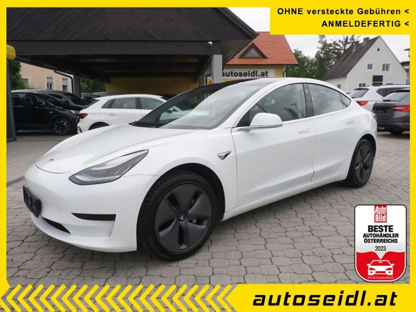 Tesla Model 3 Standard Range *nur 77.500 KM!* Weiß - 1