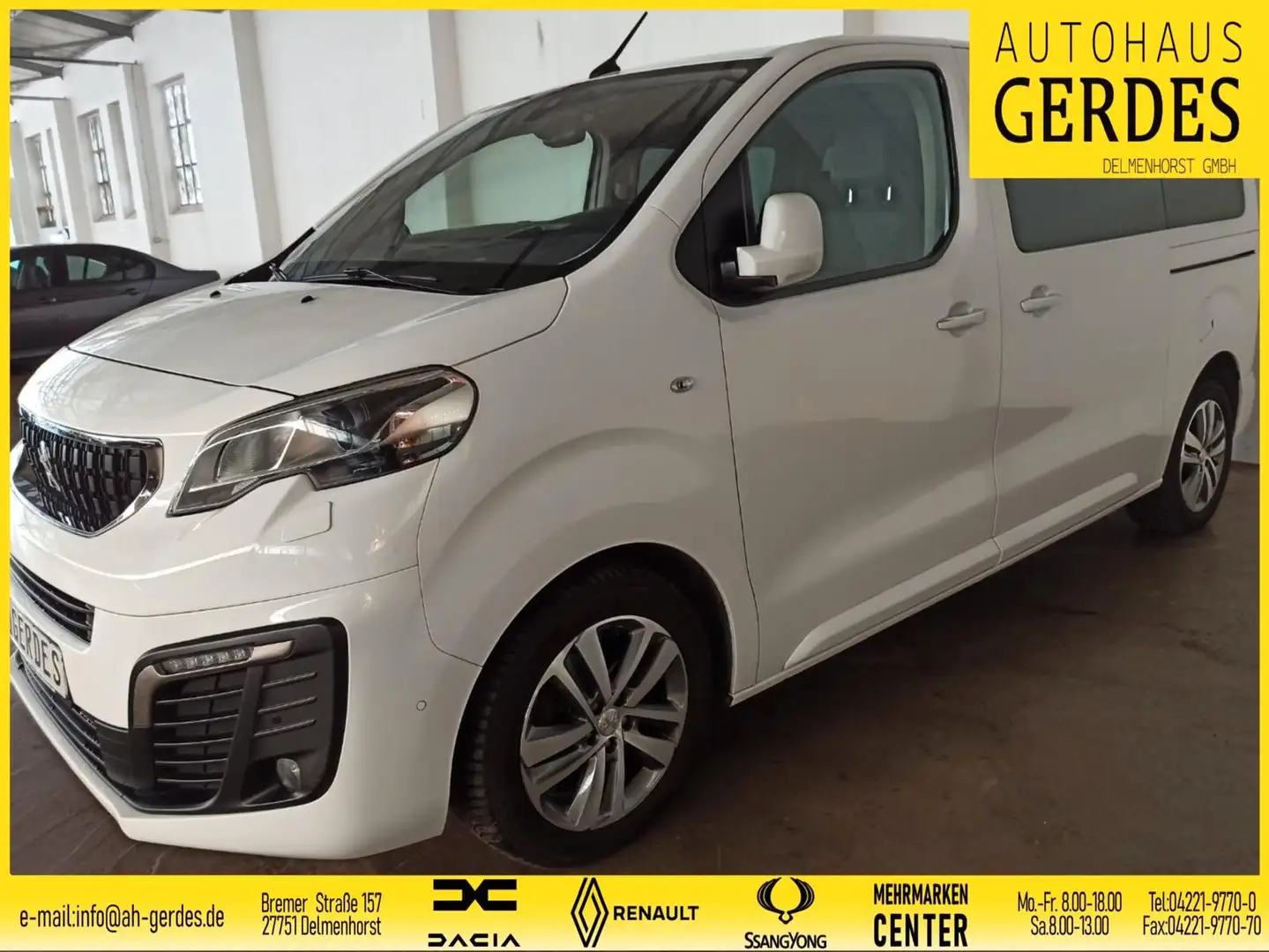 Peugeot Traveller 2.0 Blue "8-Sitzer" Weiß - 1