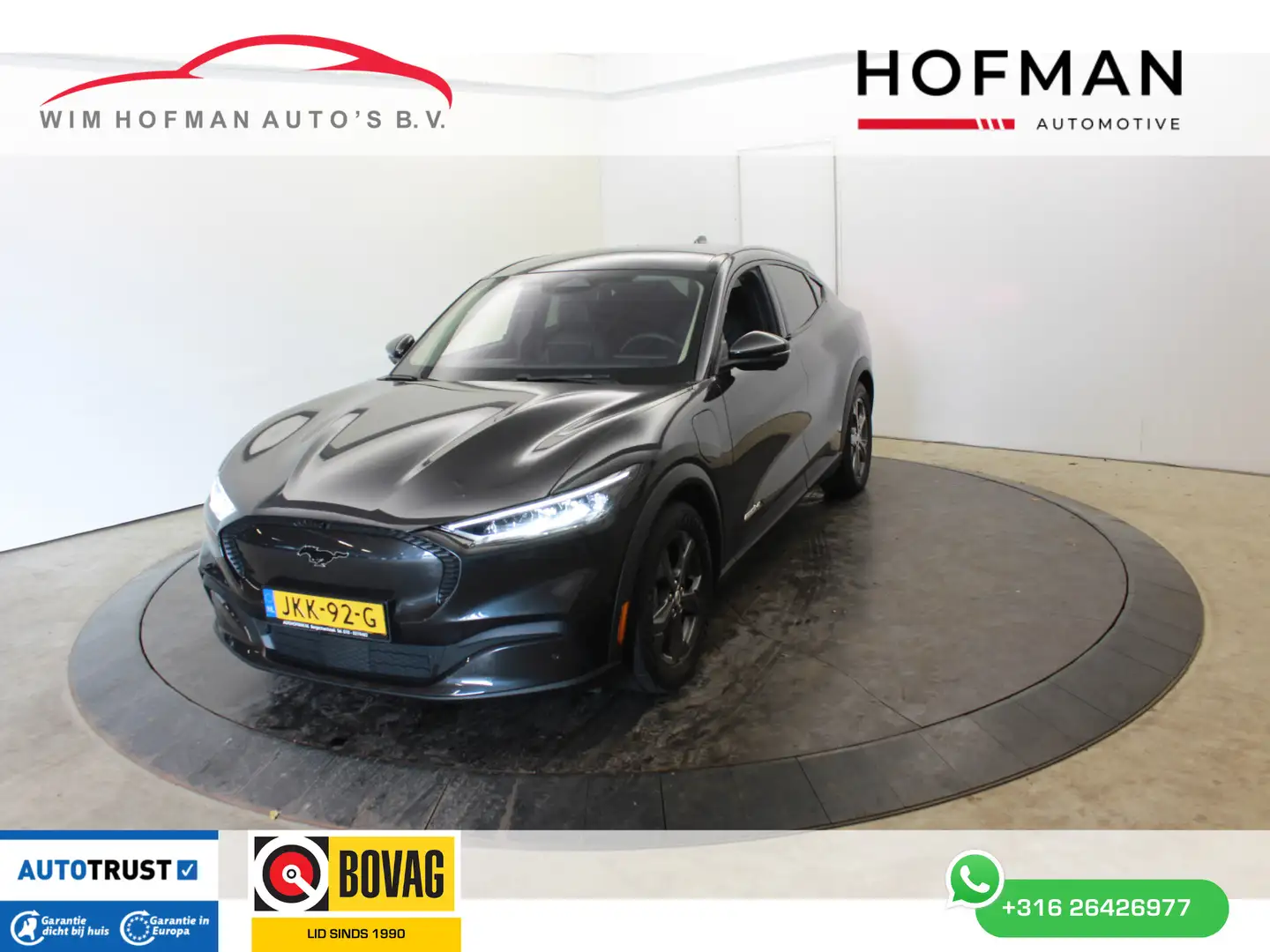 Ford Mustang Mach-E Extended RWD 98 kWh SOH 96% Panodak 360°Camera El- Noir - 1