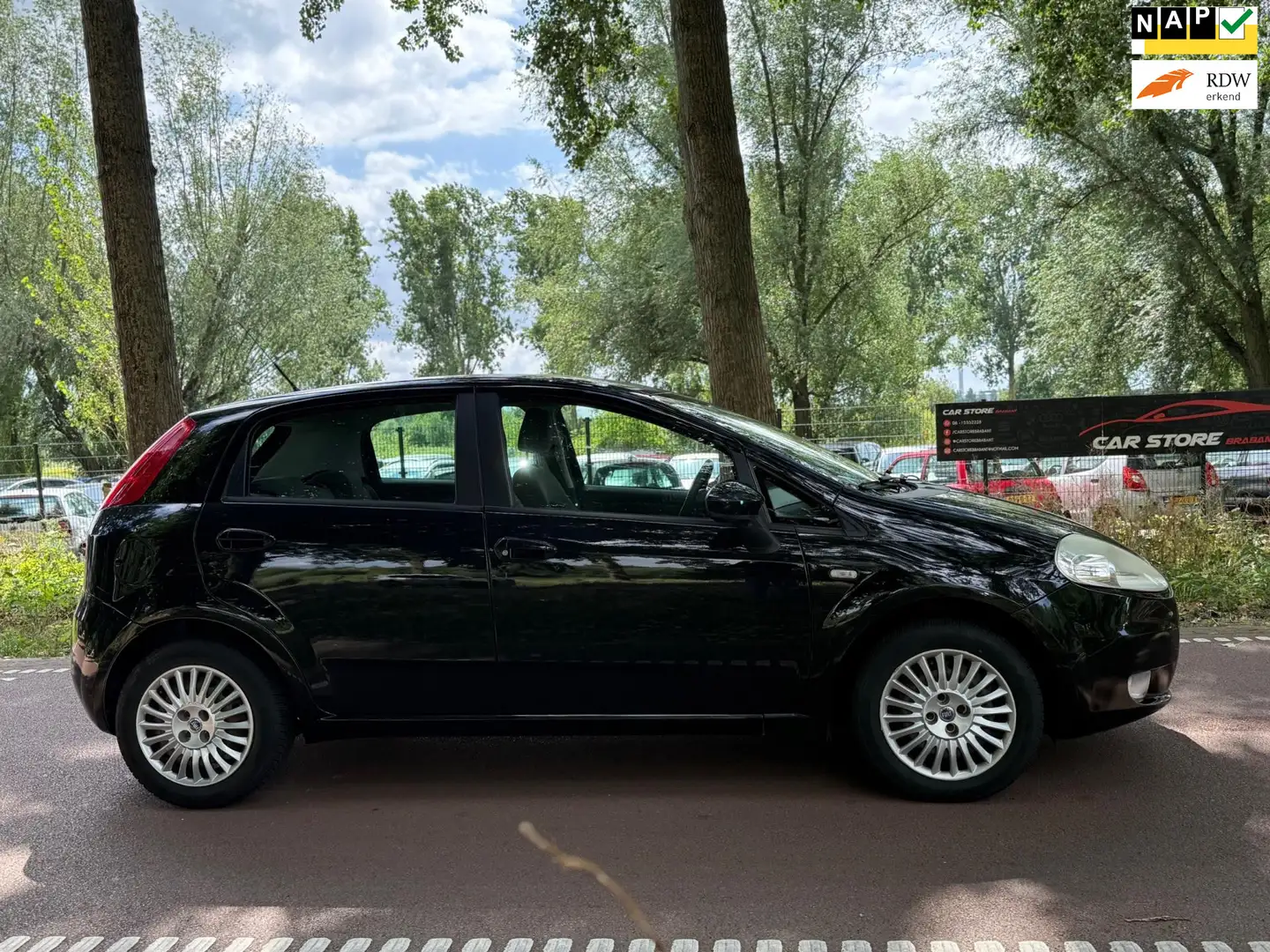 Fiat Grande Punto 1.2 Edizione Cool AIRCO!APK!ZUINIG! Zwart - 1